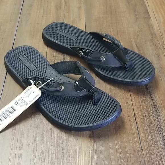 sperry women's seafish thong sandals